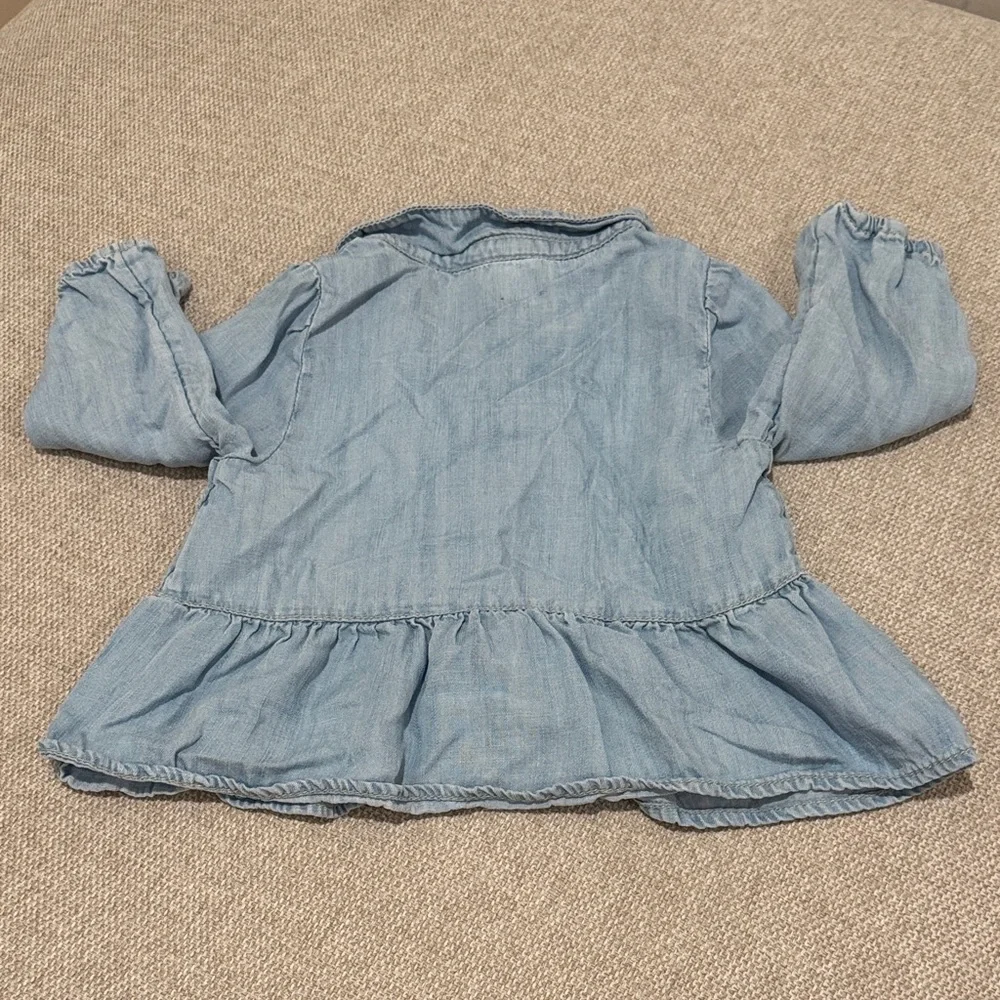 GAP Light Blue Kids Chambray Top